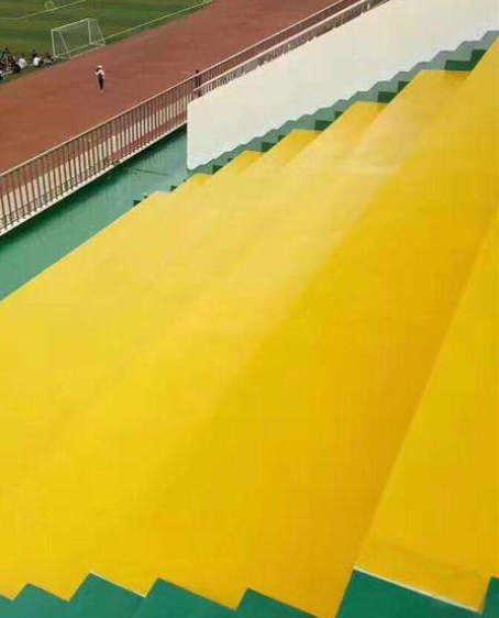 嘉峪关球场台阶翻新修补改造